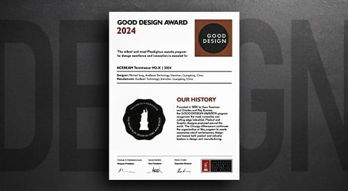 ACEBEAM TERMINATOR M2-X AWARDED AS GOOD DESIGN AWARD 2024
